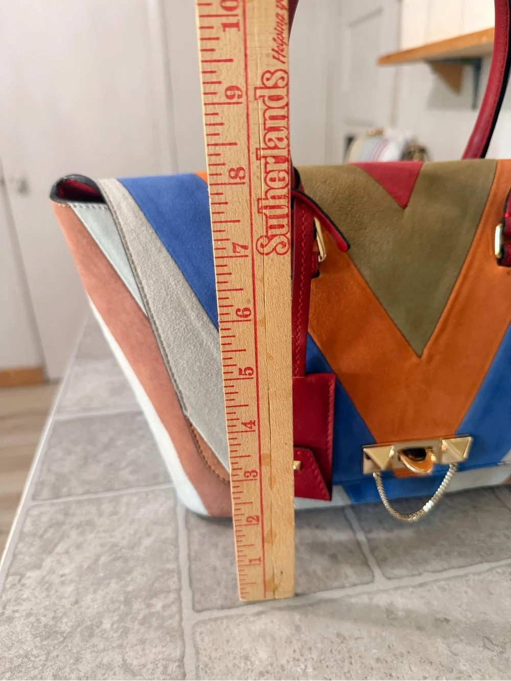 Valentino Garavani Demilune tote/ satchel features multicolor